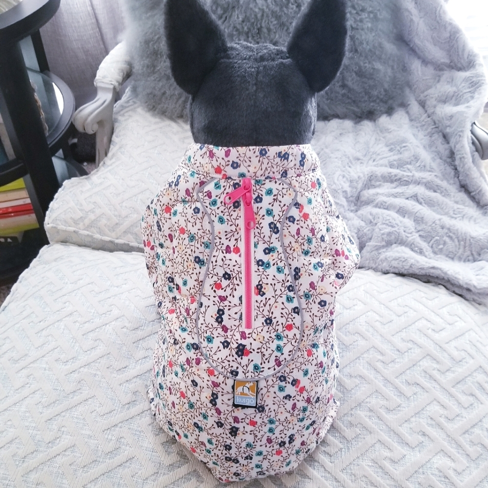 Loft Dog Coat Jacket w/ Velcro Closure & Zipper for Leash Access Medium NWOT